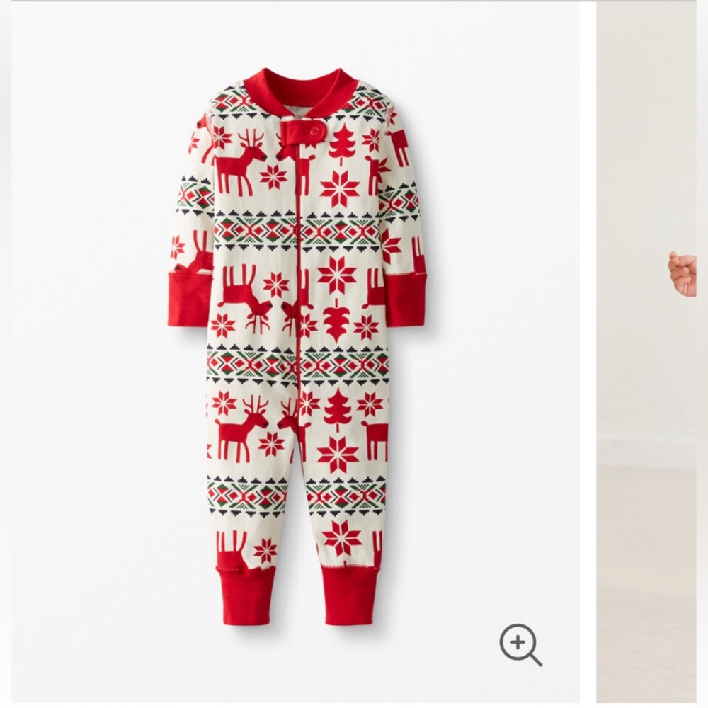 Hanna Anderson 6-12month baby organic cotton pyjama